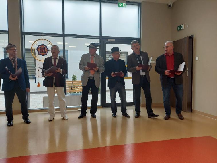 Kabaret Jeszcze Nie Starszych Panów z wizytą w Ośrodku Opiekuńczo - Mieszkalnym w Brudzowie