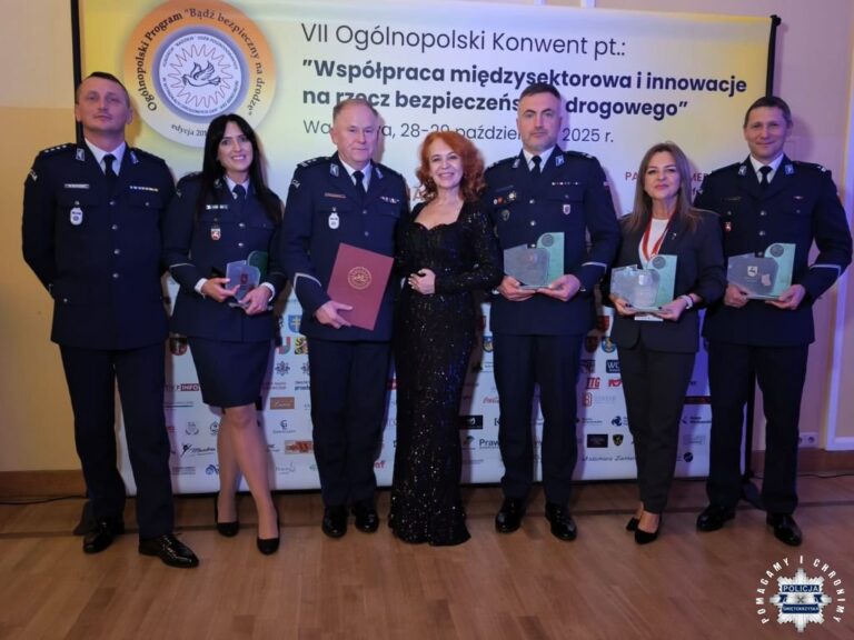 Powiat ostrowiecki wyróżniony na konwencie bezpieczeństwa drogowego