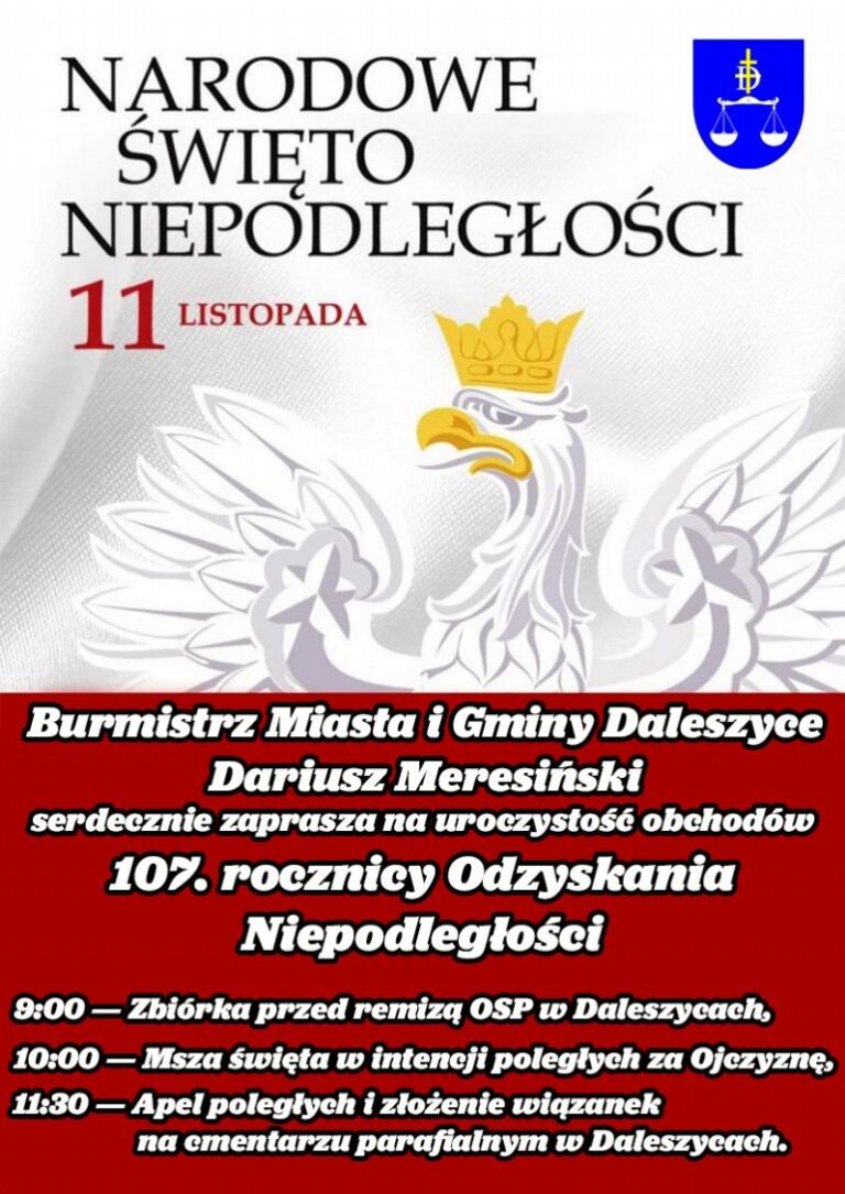 Narodowe Święto Niepodległości w Daleszycach