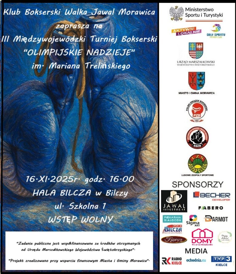 III Międzywojewódzki Turniej Bokserski ˝Olimpijskie Nadzieje˝ im. Mariana Trelińskiego!