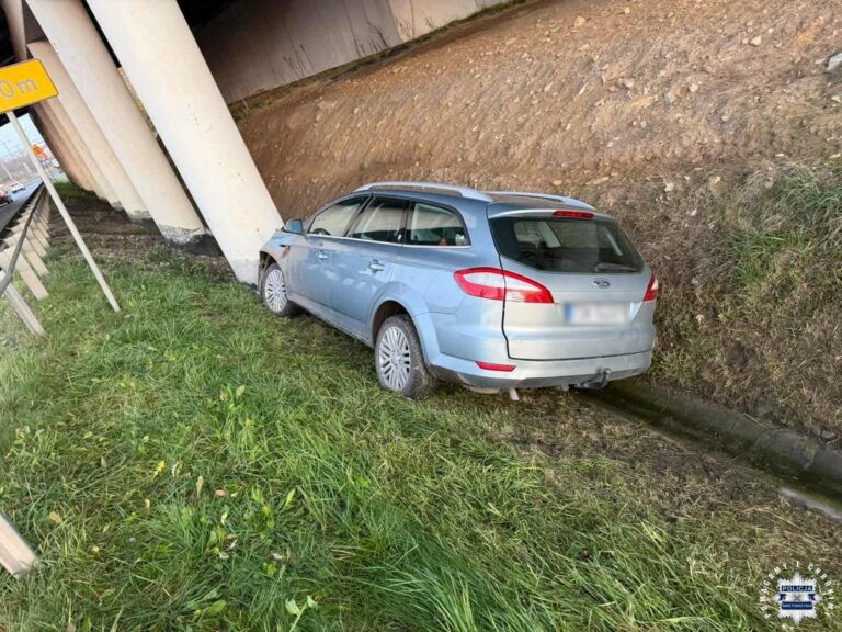 Nietrzeźwy kierujący sprawcą kolizji drogowej