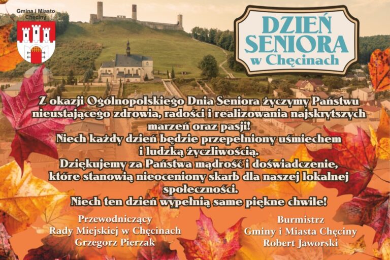 Życzenia z okazji Ogólnopolskiego Dnia Seniora