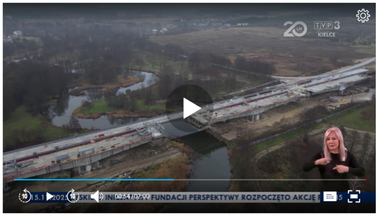 Jesteście ciekawi, jak przebiegają prace związane z budową obwodnic? Zachęcamy do obejrzenia reportażu od TVP3 Kielce