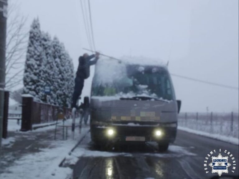 Jazda oblodzonym czy zaśnieżonym autem – niebezpieczna i zabroniona