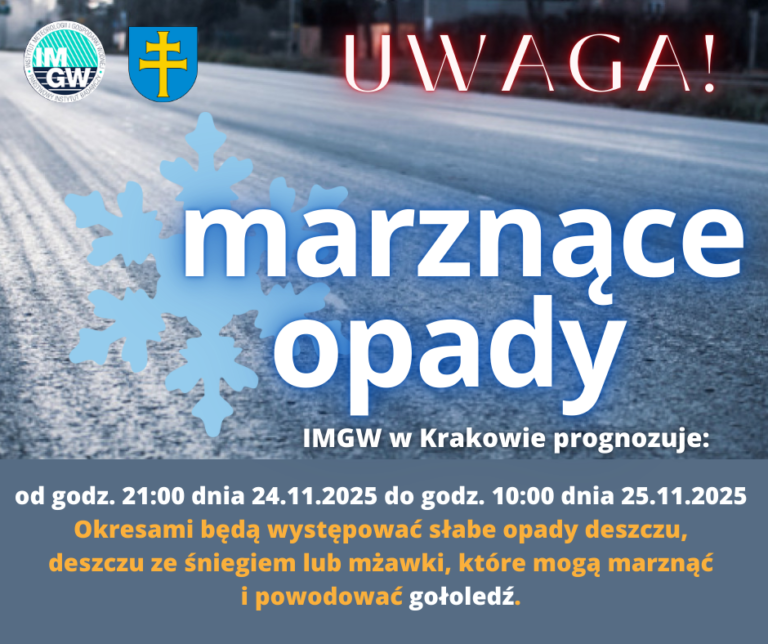 Dzisiejszej nocy może wystąpić gołoledź