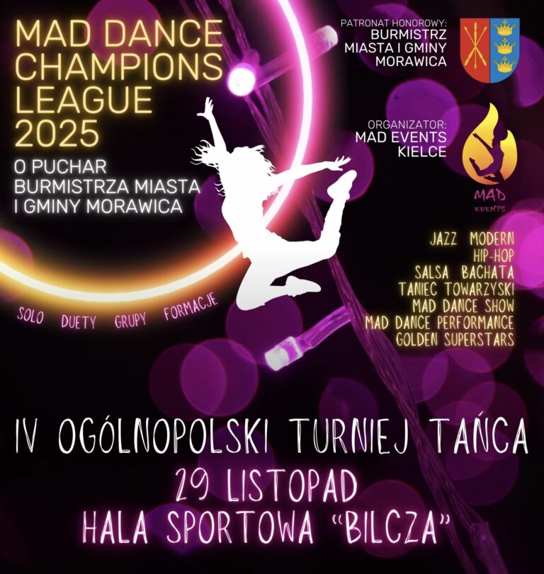MAD DANCE CHAMPIONS LEAGUE 2025 – taneczne emocje w Bilczy!