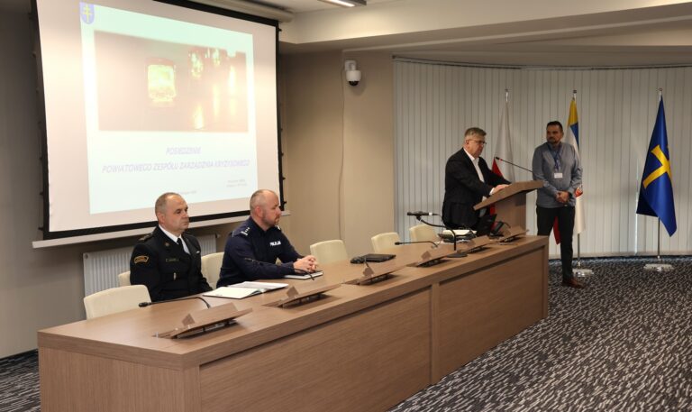 Posiedzenie Powiatowego Zespołu Zarządzenia Kryzysowego