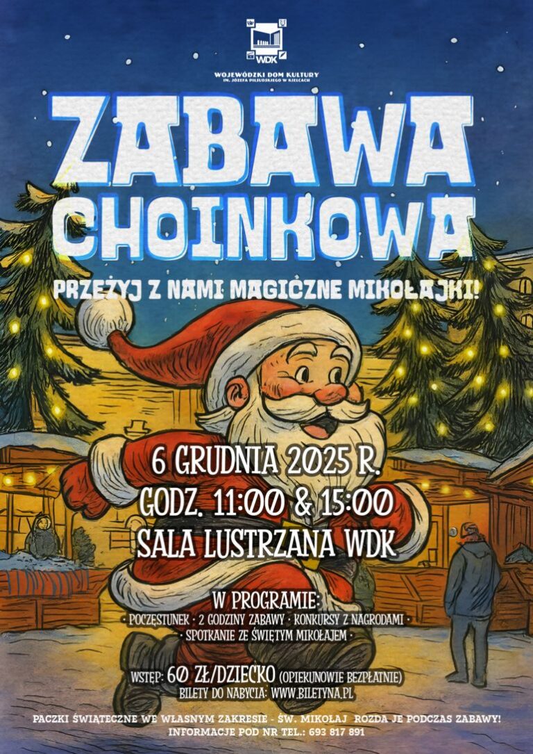 Zabawa Choinkowa w WDK Kielce