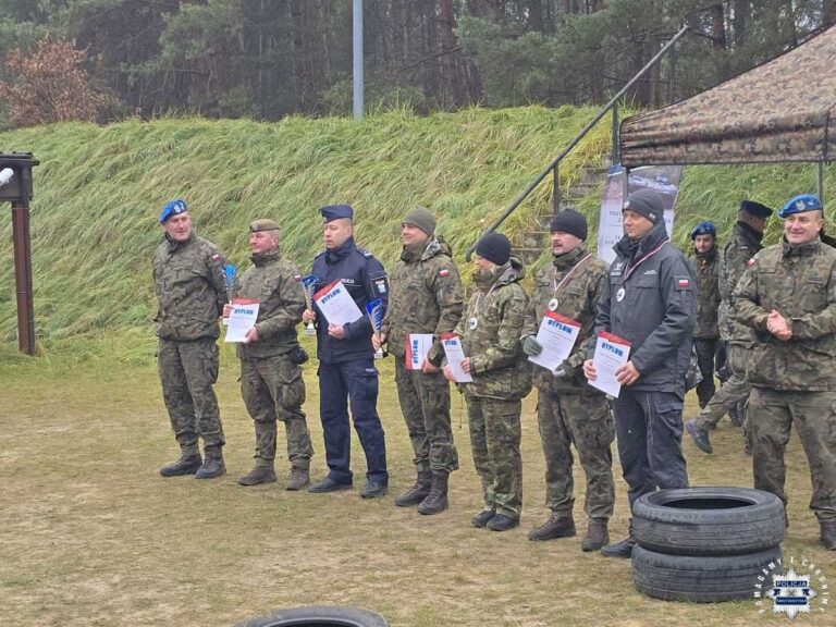 Wysokie miejsca na zawodach strzeleckich