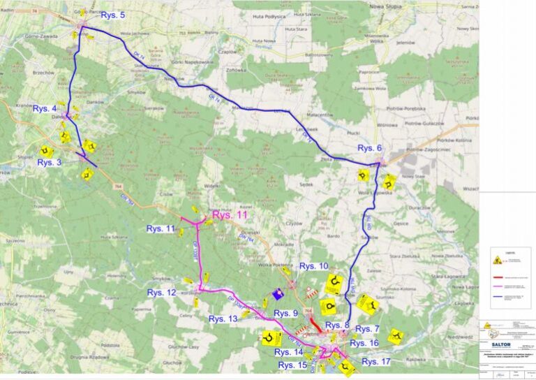 Informacja dotycząca "Rozbudowy obiektu mostowego nad ciekiem dopływ z Rembowa wraz z dojazdami w ciągu DW 764"
