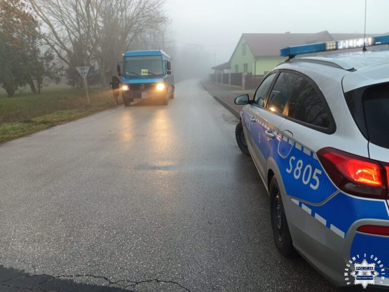 Pijany wiózł dzieci do szkoły