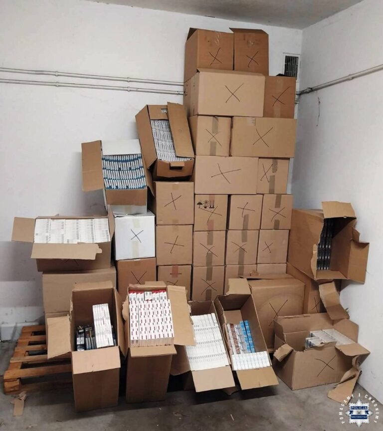 Nielegalne papierosy zabezpieczone przez kieleckich policjantów