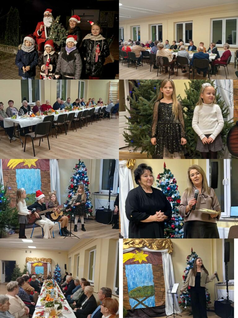 Grudzień pełen serdeczności w&nbsp;Radomicach II – spotkanie opłatkowe dla osób starszych