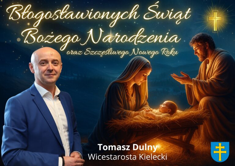 Wicestarosta Tomasz Dulny składa życzenia z okazji Świąt Bożego Narodzenia