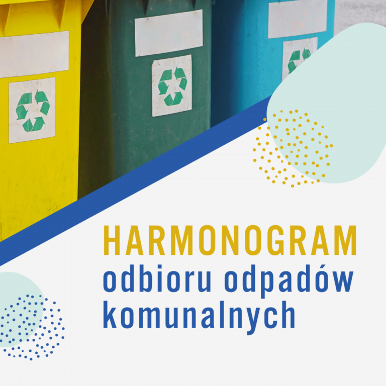 Harmonogram odbioru odpadów komunalnych (styczeń-czerwiec 2026)