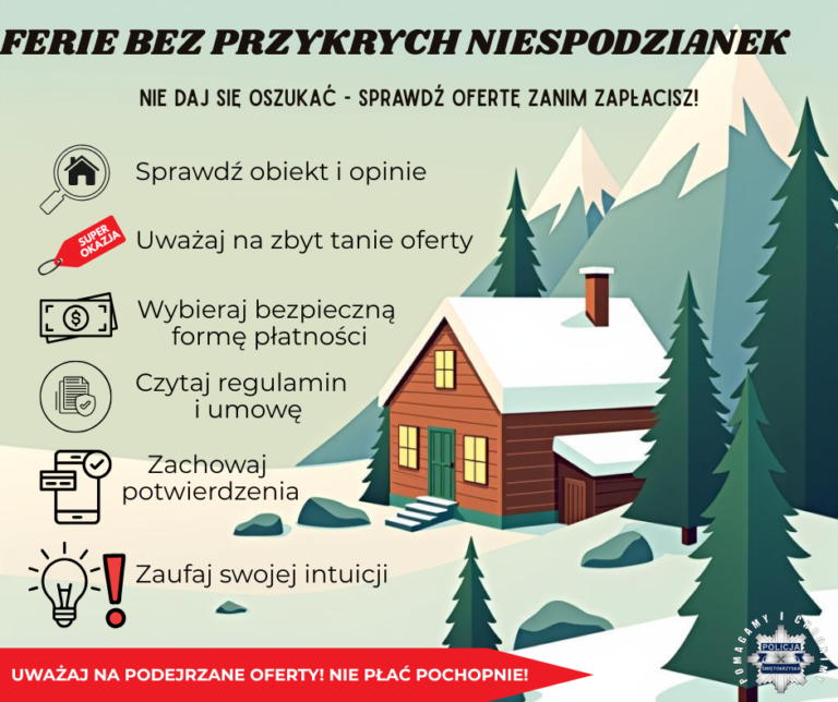 Ferie bez przykrych niespodzianek – sprawdź, zanim zapłacisz za nocleg