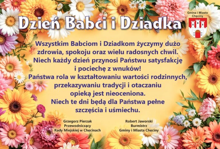 Życzenia z okazji Dnia Babci i Dziadka