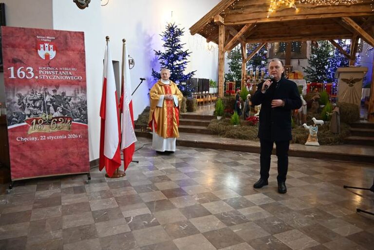 Ku pamięci powstańców – obchody 163. Rocznicy Powstania Styczniowego w&nbsp;Chęcinach