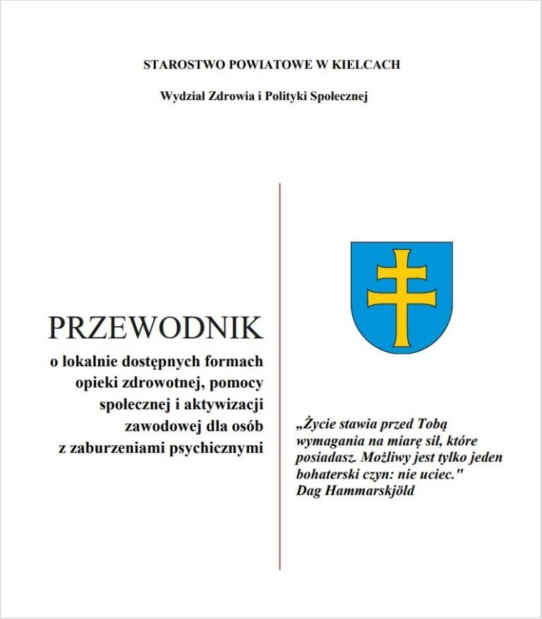 Informator dla osób z zaburzeniami psychicznymi na 2026 rok