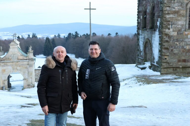 Landrat Thomas Hennig z wizytą w powiecie kieleckim