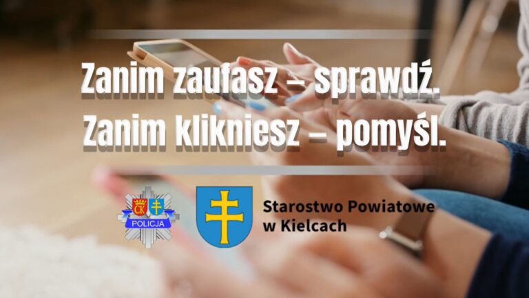 Zanim klikniesz – pomyśl. Ostrzegamy przed oszustwami w Internecie