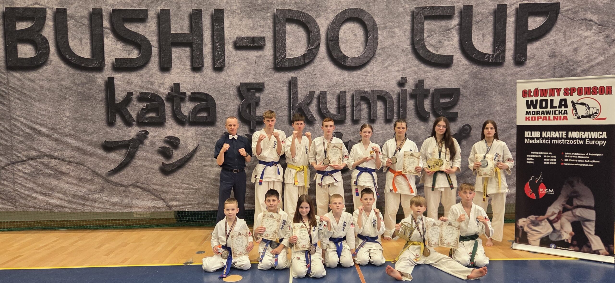 Młodzi karatecy z KKM Morawica i Piekoszów na podium prestiżowego turnieju w Starachowicach
