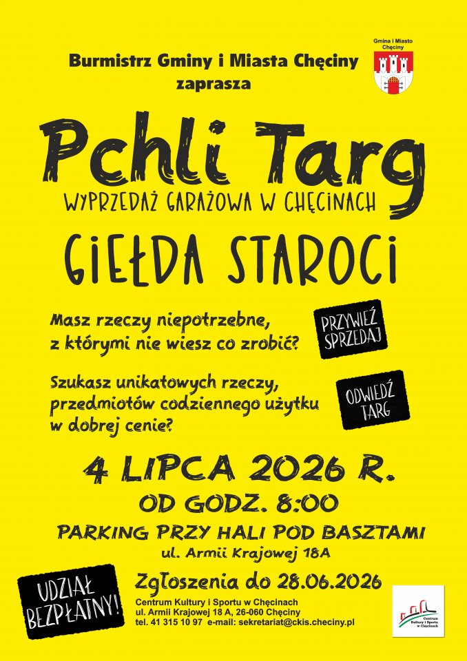 Pchli Targ – Giełda staroci w Chęcinach