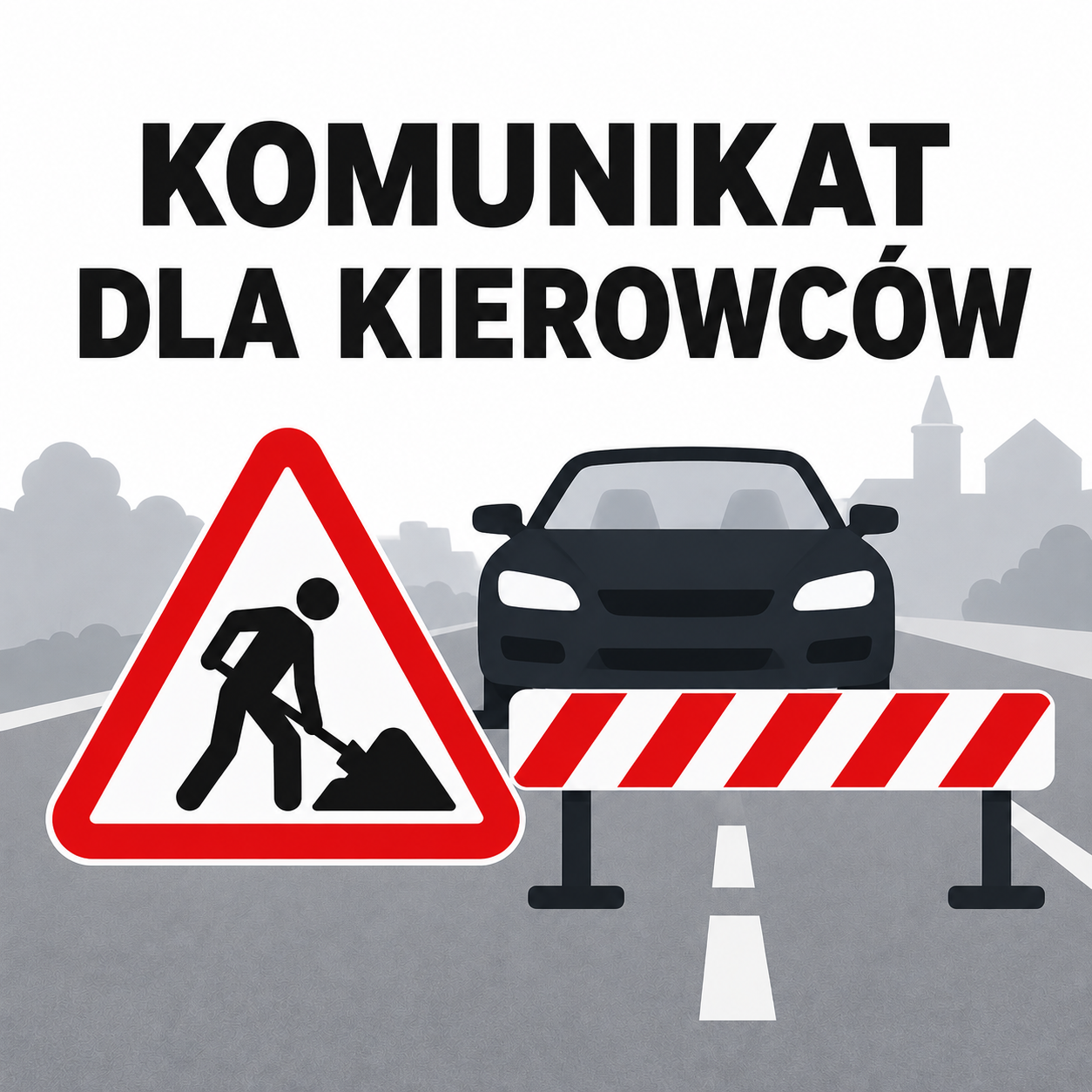 Utrudnienia w ruchu na ul. Parkowej i Diamentowej w Morawicy!